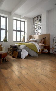 Hardwood flooring in bedroom | Carpet Barn