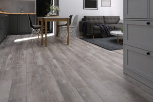 Luxury vinyl flooring in living room | Carpet Barn