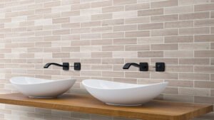 Bathroom tile wall | Carpet Barn