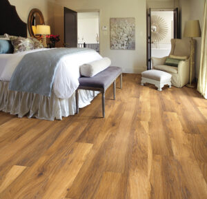 Laminate flooring in bedroom | Carpet Barn