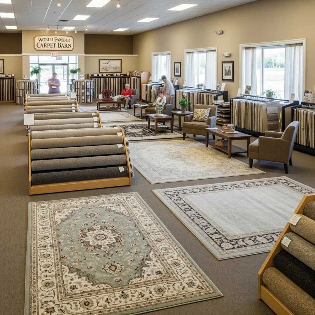 World Famous Carpet Barn showroom 2032 Grand Avenue Billings MT