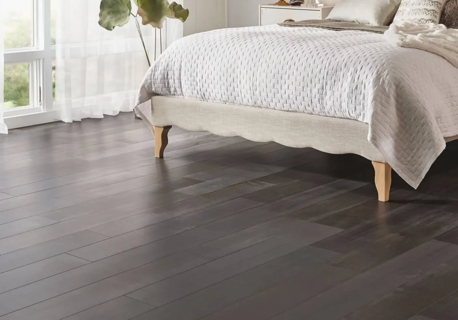 Bedroom Hardwood Installation | Carpet Barn